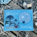 Stickdatei ITH Strand Palmen Liegestuhl Mugrug Sommer