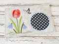 Stickdatei Untersetzer Tulpe 13x18cm und 13x20cm