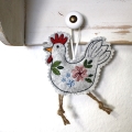 Stickdatei ITH Huhn Anhänger 