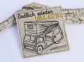 ITH Stickdatei Untersetzer Camping Bus 10x10cm