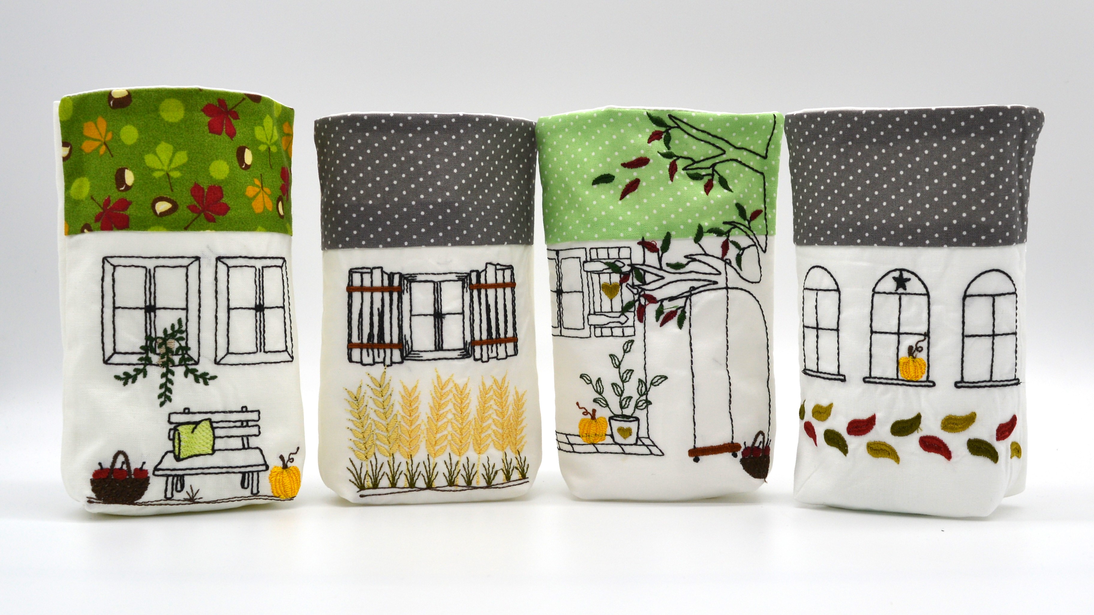 ITH Stickdatei Lichterbeutel Herbst