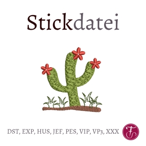 Stickdatei-Kaktus-klein-5x6cm