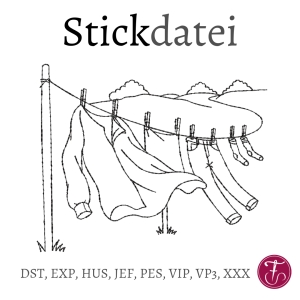 Stickdatei-Wscheleine-Redwork-Konturstich