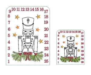 Stickdatei-mit-25-ZAHLEN-Trchen--ITH-Tischadventskalender-Nussknacker-ab-10x10cm-