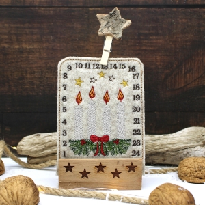 Stickdatei-ITH-Tischadventskalender-Kerzen-ab-10x10cm-Adventskalender-
