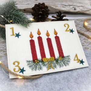 Stickdatei-ITH-Kerzen-Untersetzer-Advent-Adventszeit-Adventskranz-to-go
