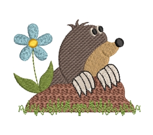 Stickdatei-Mauwurf-Vollstick