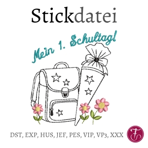 Stickdatei-Schule-Schulranzen-1-Schultag
