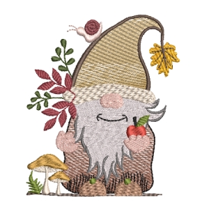 Stickdatei-Herbst-Wichtel-Laub-