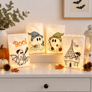 ITH-Lichterbeutel-13x18cm-Stickdatei-Halloween-Geister-Gespenster