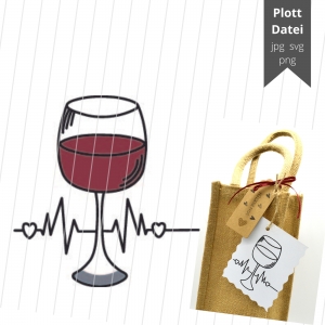 Plotterdatei-Wein-Weinglas-