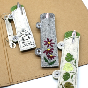 ITH-Stickdatei-Ringbuch-Ordner-Stifteetui-schmal-fr-Kugelschreiber-Motive-Blumen-
