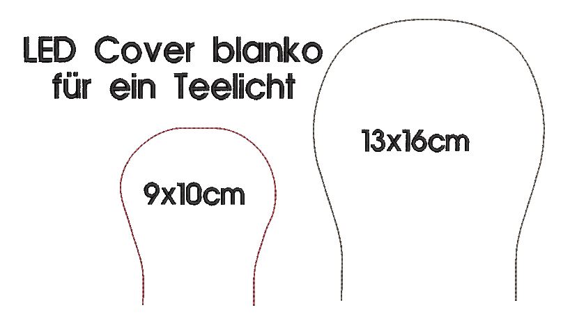 Bild 1 von ITH LED Cover für ein Teelicht blanko 2 Größen