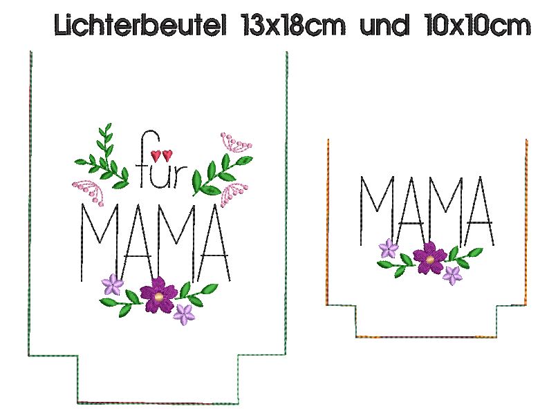 Bild 1 von Stickdatei Muttertag Valentinstag  großes SET