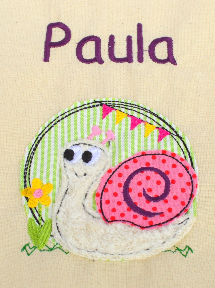 Bild 1 von Stickdatei Schnecke  doodle verschiedene Größen  / (Stickgröße) SEt 10x10cm/ 13x13cm/ 16x16cm/ 18x18cm