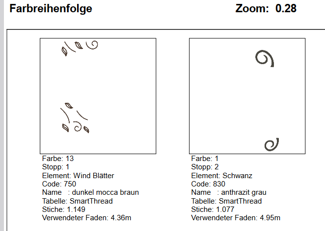 Bild 1 von Stickdatei Maus doodle Applikation Herbst Regentag