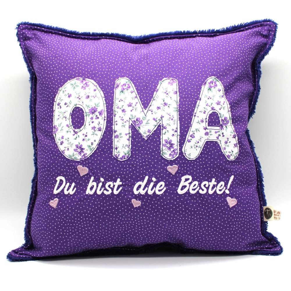 Bild 1 von Stickdatei doodle Applikation Schrift Mama Oma Opa Papa sind die Besten