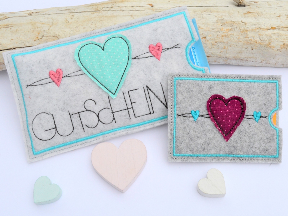 Bild 1 von Stickdatei Muttertag Valentinstag  großes SET