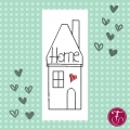 Bild 1 von Stickdatei Haus Home im Konturstich