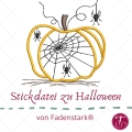 Bild 1 von Stickdatei Kürbis Halloween