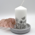 Bild 6 von Vorlage für Kerzentattoo Blumen pdf Kerzensticker für Wasserschiebefolie