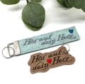 Stickdatei ITH Anhänger Hör auf dein Herz