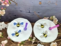 Bild 7 von Stickdatei Hummel Bienen mit ITH Glasabdeckung