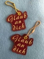 Bild 4 von Stickdatei ITH Anhänger Glaub an dich