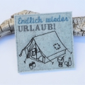 Bild 1 von ITH Stickdatei Untersetzer Camping Zelt 10x10cm