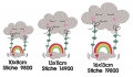 Bild 3 von Stickdatei Wolkenschaukel Vollstick 3 Größen