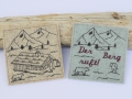 Stickdatei Berge Alm Untersetzer 10x10cm