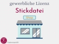 Gewerbliche Lizenz für ein Jahr auf alle Stickdateien inkl. Kalender