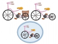 Bild 1 von Stickdatei Fahrrad SET verschiedene Größen
