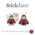Bild 1 von Stickdatei Marienkäfer Vollstick