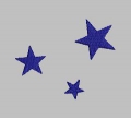 Bild 8 von Stickdatei  Sterne 9erlei für den 10x10cm Rahmen