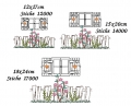 Bild 3 von Stickdatei Gartenzaun mit Fenster verschiedene Größen