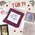 Bild 6 von Stickdatei Rose Redwork
