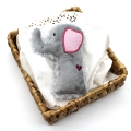 Bild 2 von Stickdatei Elefant ITH Rassel Kuscheltier