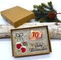 Bild 1 von Stickdatei SET Wunscherfüller Weihnachten Handschuhe Herz quadratisch Set ab 10x10cm