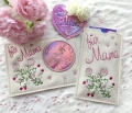 ITH Stickdatei Muttertag SET Schokohülle Wunscherfüller Mugrug Blumenstecker