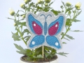 Bild 3 von Stickdatei ITH Schmetterlinge Blumenstecker