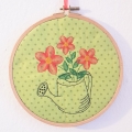 Bild 5 von Stickdatei Gießkanne mit Blumen