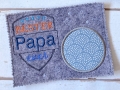 Bild 5 von Stickdatei  Papa  Mug Rug Tassenteppich 