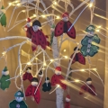 Bild 7 von Stickdatei Glücksbringer Marienkäfer Kleeblatt für Holzperlen