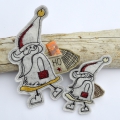 ITH Stickdatei Nikolaus mit Steckfach