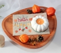 Bild 2 von Stickdatei Herbst Mugrug Untersetzer Hallo Herbst 13x18cm