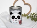 Bild 3 von Stickdatei Panda Boho mit Blume doodle Button verschiedene Größen