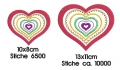 Bild 3 von Stickdatei Herzen Allerlei großes SET
