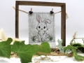 Bild 4 von Stickdatei Hase SET Kontur ITH Stabstickdatei Sockeldatei Mugrug