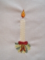 Bild 4 von Stickdatei Weihnachten SET Wunscherfüller Kerze Serviettenhalter
